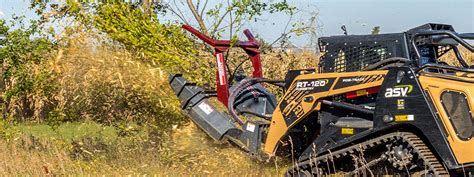 skid steer drum mulcher vs disc mulcher|best skid steer mulching head.